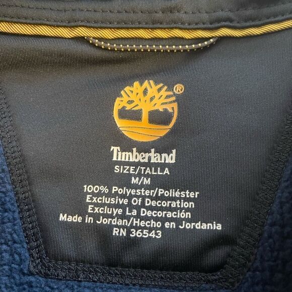 Medium Timberland Blue 1/4 Zip Top - Picture 2 of 4